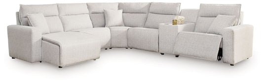 Modmax II - Reclining Sectional - Stone Reclining Sectionals by Signature Design by Ashley® - Walls Furniture & Mattress