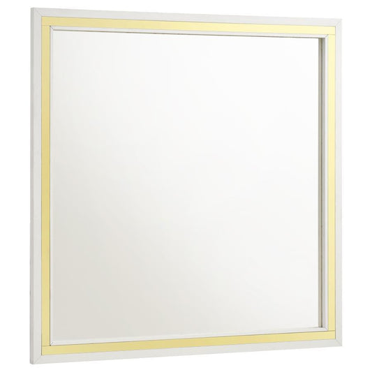 Lucia - Dresser Mirror Bedroom Mirrors by Coaster Fine Furniture - Walls Furniture & Mattress