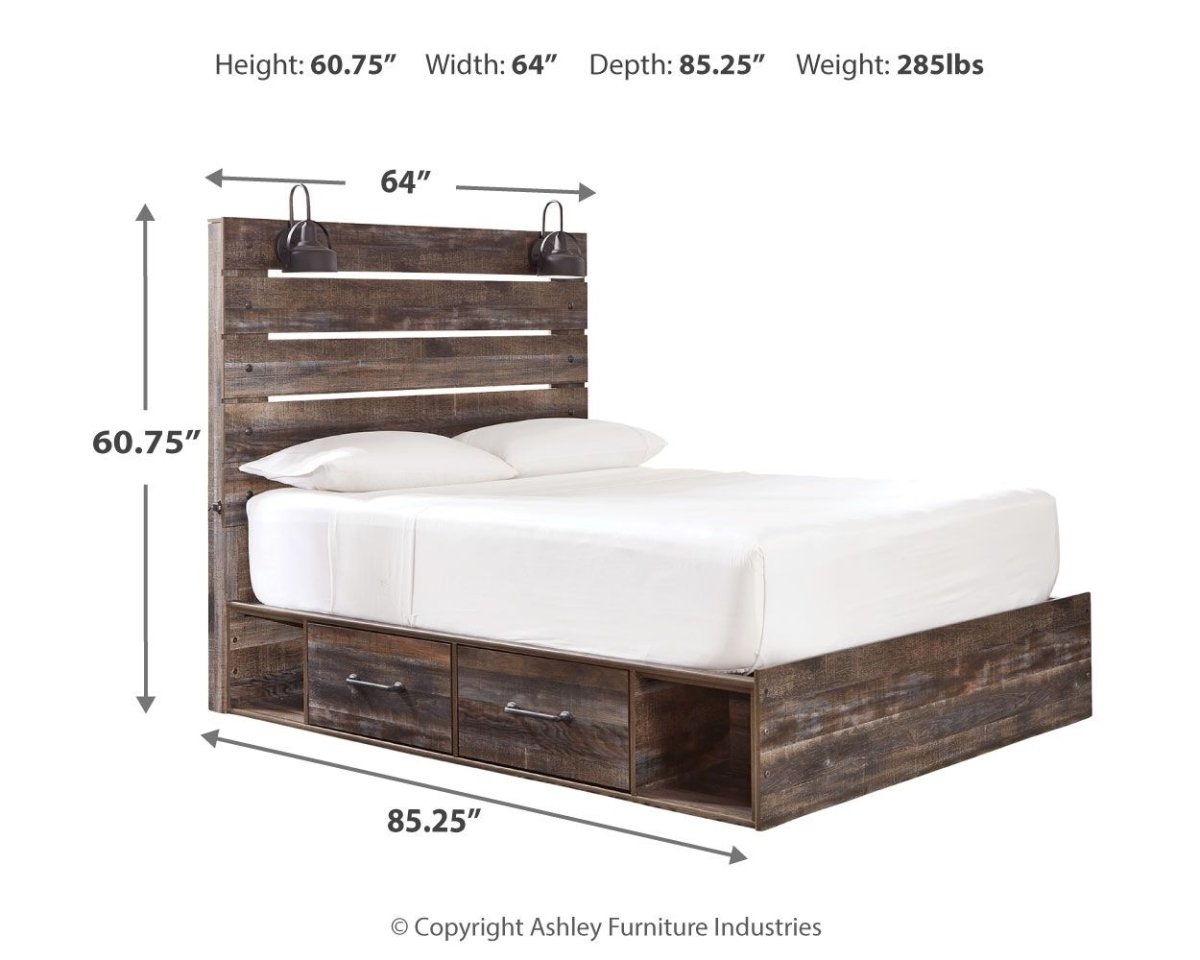 Drystan - Panel Bed Storage Beds by Signature Design by Ashley® - Walls Furniture & Mattress