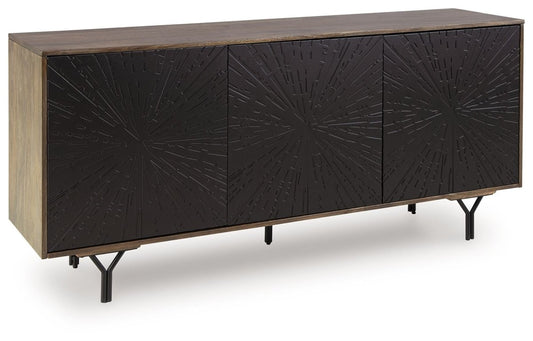 Lavinmont - Multi Brown - Accent Cabinet Accent Cabinets by Signature Design by Ashley® - Walls Furniture & Mattress
