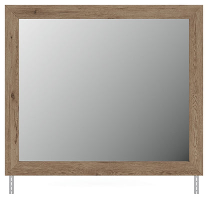 Oliandon - Bedroom Mirror - Light Brown Mirrors by Signature Design by Ashley® - Walls Furniture & Mattress