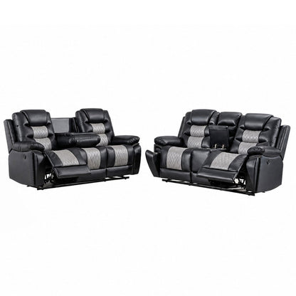 Nikko - Reclining Sofa Set Reclining Sofas & Loveseats by New Classic - Walls Furniture & Mattress