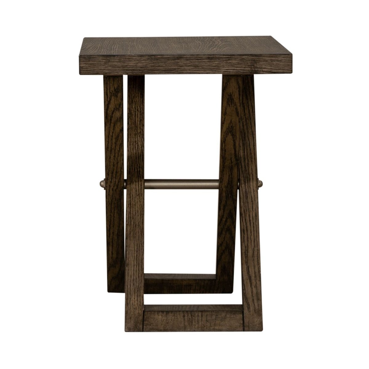 Crossroads - Chair Side Table - Dark Brown Chair Side Tables by Liberty Furniture - Walls Furniture & Mattress