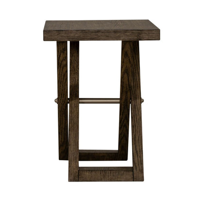 Crossroads - Chair Side Table - Dark Brown Chair Side Tables by Liberty Furniture - Walls Furniture & Mattress