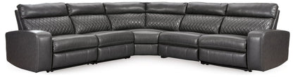 Samperstone - Power Reclining Sectional Reclining Sectionals by Signature Design by Ashley® - Walls Furniture & Mattress