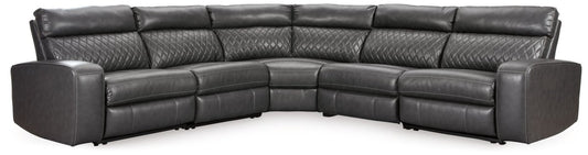 Samperstone - Power Reclining Sectional Reclining Sectionals by Signature Design by Ashley® - Walls Furniture & Mattress
