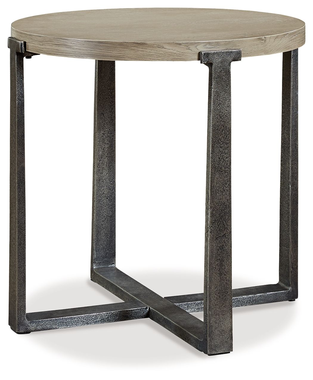 Dalenville - Round End Table - Gray