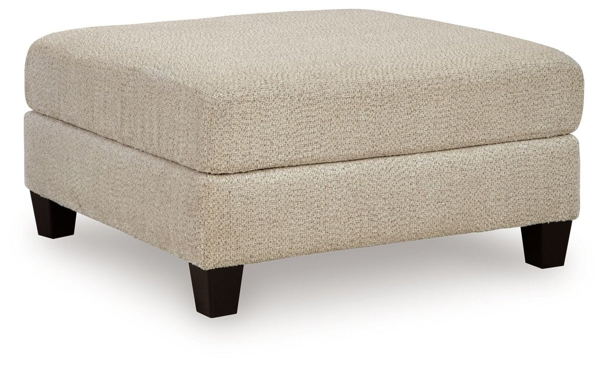 Steelwater Retreat - Oversized Accent Ottoman - Latte Accent Ottomans by Benchcraft® - Walls Furniture & Mattress