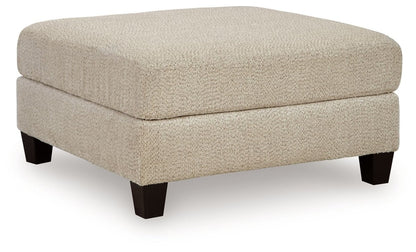 Steelwater Retreat - Oversized Accent Ottoman - Latte Accent Ottomans by Benchcraft® - Walls Furniture & Mattress