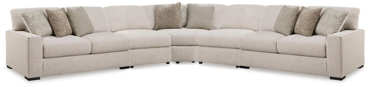 Ballyton - Sectional Stationary Sectionals by Benchcraft® - Walls Furniture & Mattress