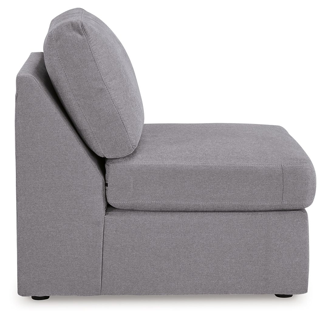 Modmax - Straight Sectional - Granite Stationary Sectionals by Signature Design by Ashley® - Walls Furniture & Mattress