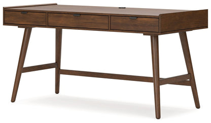 Lyncott - 3 Pc. - Home Office Desk, Chair, Bookcase - Brown 3 Piece Home Office Sets by Signature Design by Ashley® - Walls Furniture & Mattress