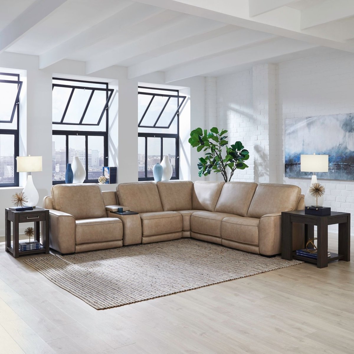 Blake - Living Room Sectional Reclining Sectionals by Liberty Furniture - Walls Furniture & Mattress