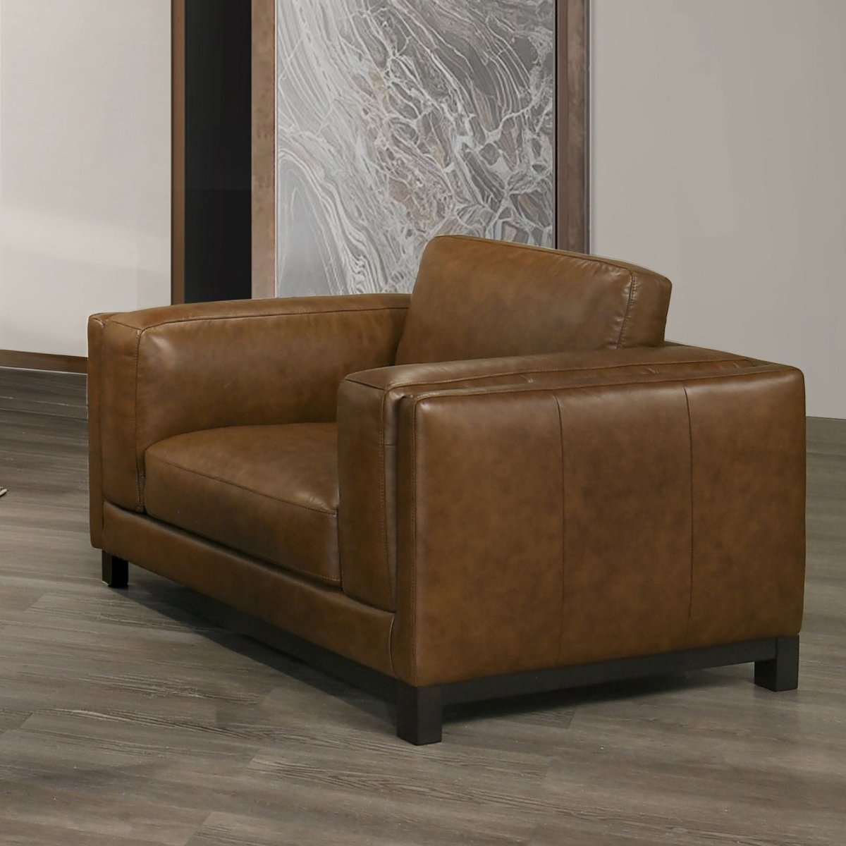 Sayer - Chair - Brown Arm Chairs by New Classic - Walls Furniture & Mattress