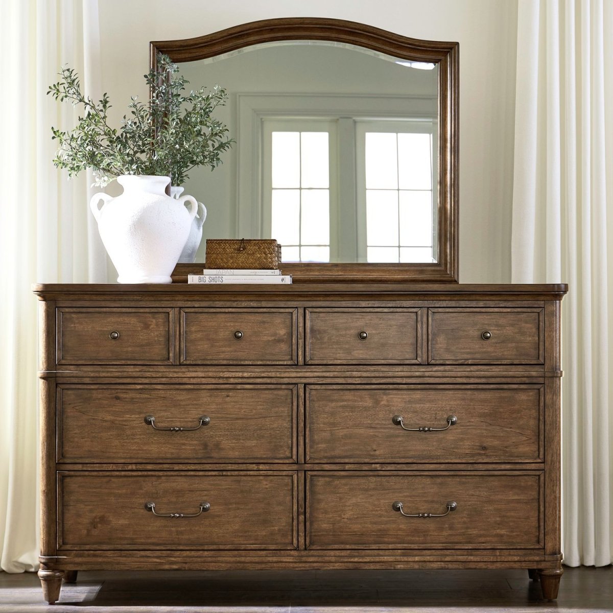Harrison Heights - Dresser Dresser & Mirror by Liberty Furniture - Walls Furniture & Mattress