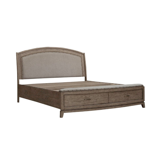 Avalon - Upholstered Storage Bed Storage Beds by Liberty Furniture - Walls Furniture & Mattress