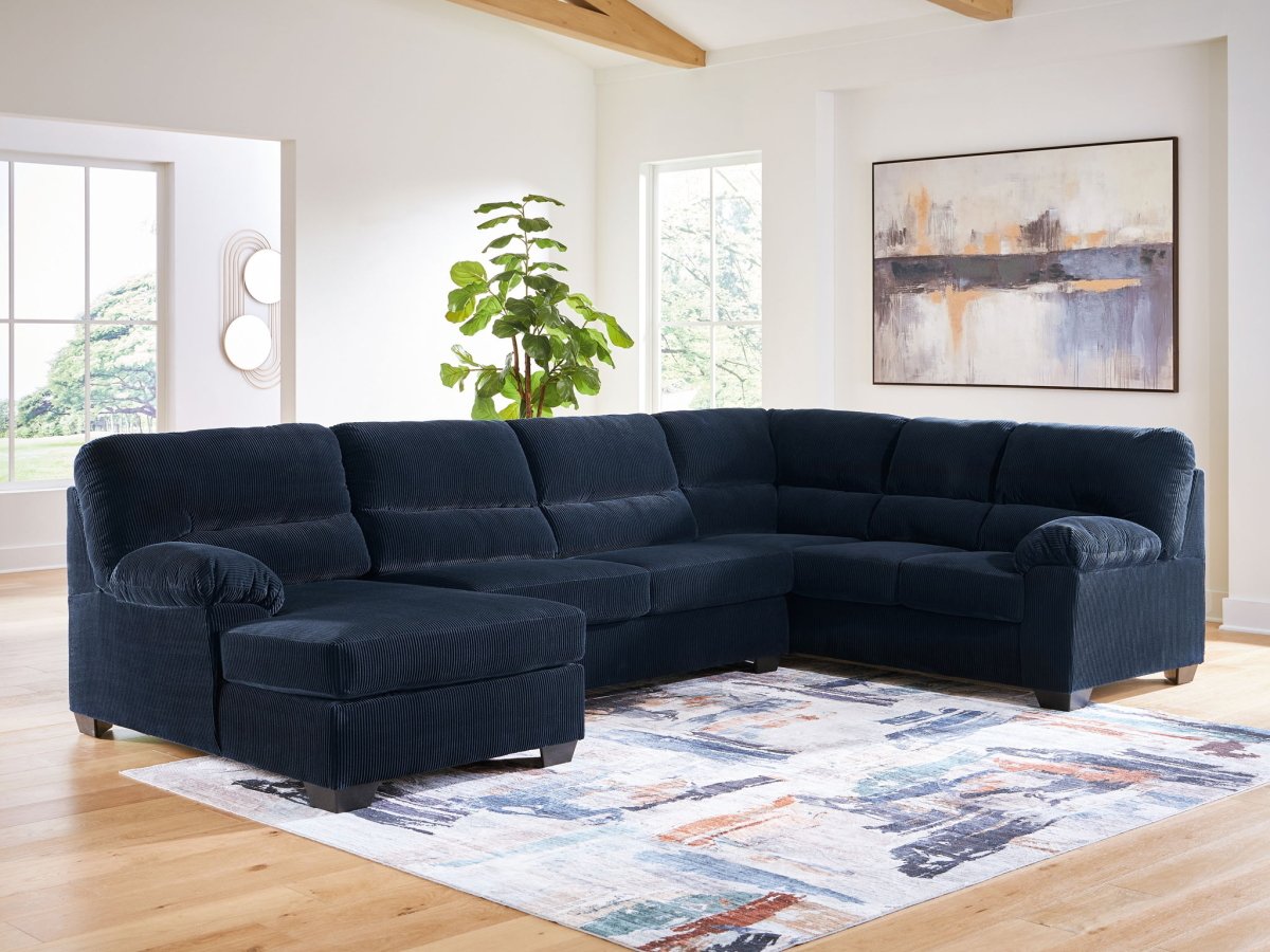SimpleJoy - Sectional Stationary Sectionals by Signature Design by Ashley® - Walls Furniture & Mattress