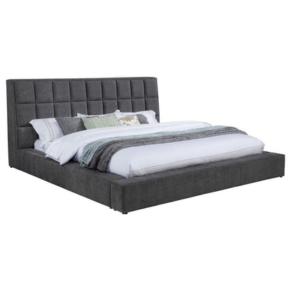 Dreux - Upholstered Panel Platform Bed Upholstered Beds by Coaster Fine Furniture - Walls Furniture & Mattress