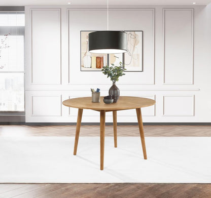 Andrews - Round Dining Table Dining Tables by Coaster Fine Furniture - Walls Furniture & Mattress