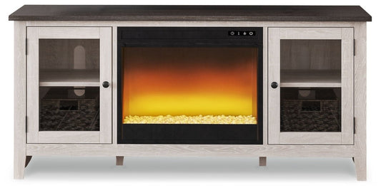 Dorrinson - TV Stand With Fireplace Insert Fireplace TV Stands by Signature Design by Ashley® - Walls Furniture & Mattress