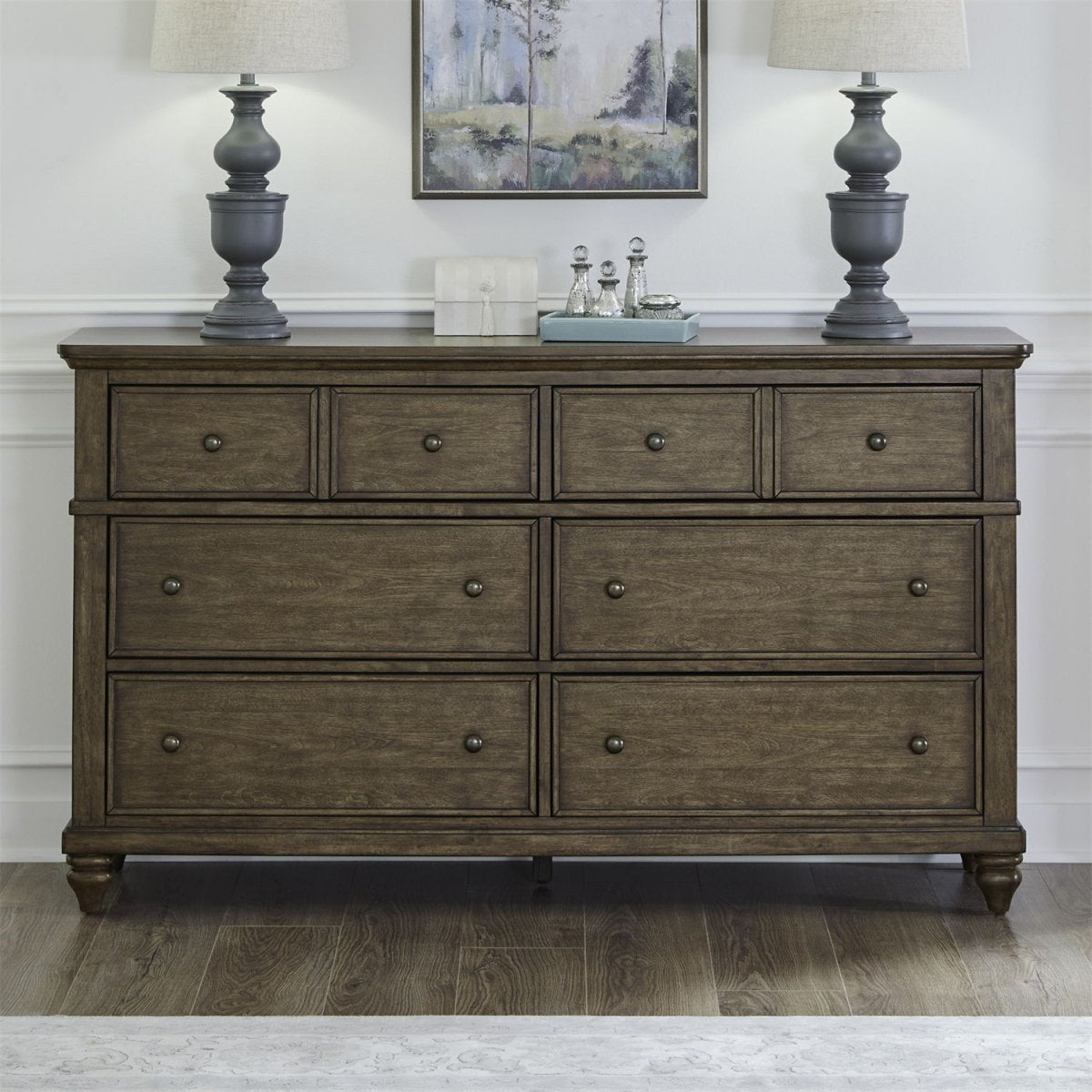 Twin Lakes - 6 Drawer Dresser Dresser & Mirror by Liberty Furniture - Walls Furniture & Mattress