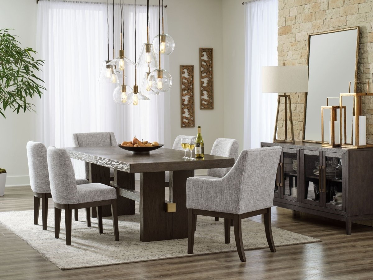Burkhaus - Dining Room Set 8 + Piece Dining Room Sets by Signature Design by Ashley® - Walls Furniture & Mattress