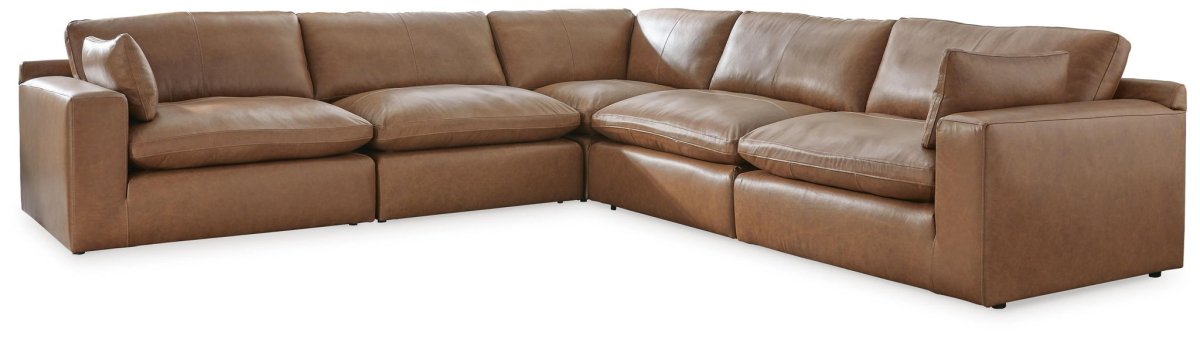 Emilia - Sectional Stationary Sectionals by Signature Design by Ashley® - Walls Furniture & Mattress