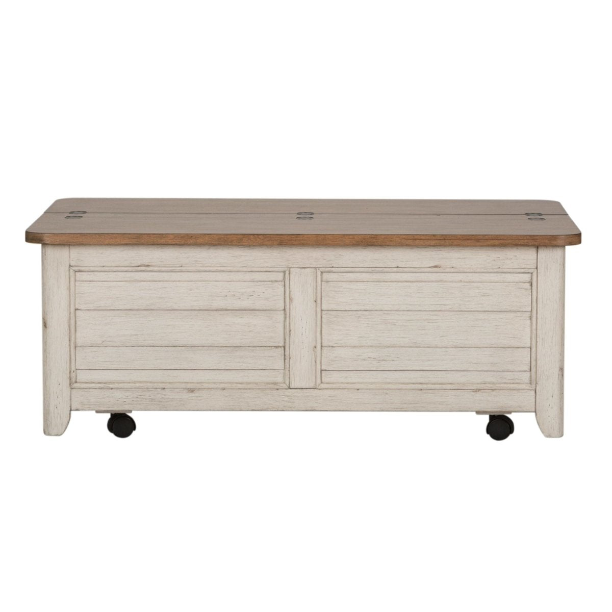 Farmhouse Reimagined - 3 Piece Table Set - White Table Sets by Liberty Furniture - Walls Furniture & Mattress