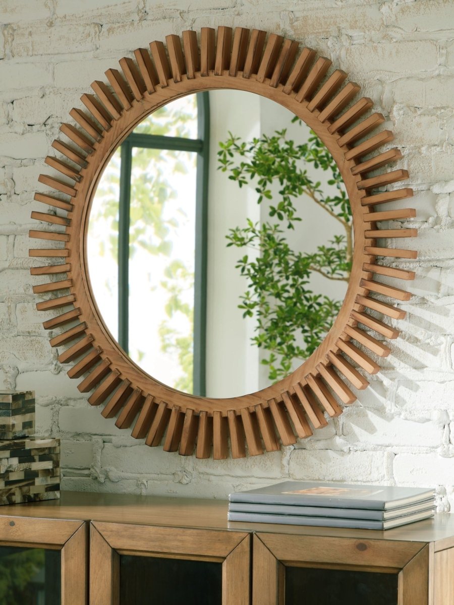 Tedwell - Brown - Accent Mirror Accent Mirrors by Signature Design by Ashley® - Walls Furniture & Mattress