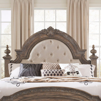 Carlisle Court - Upholstered Poster Headboard Upholstered Headboards by Liberty Furniture - Walls Furniture & Mattress