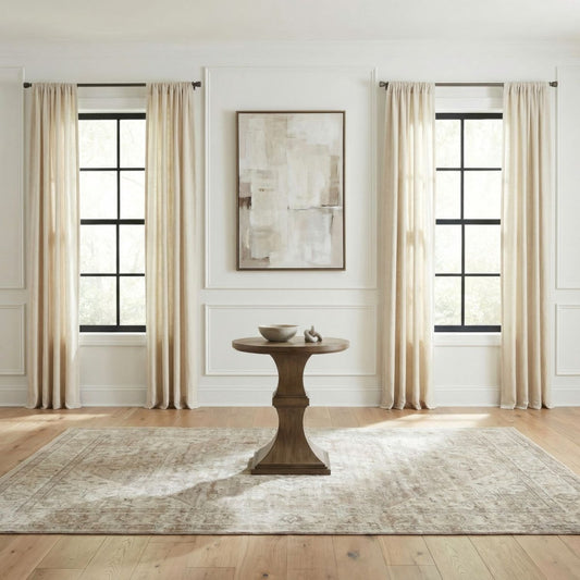 Artisan Home - Round Chairside Table - Sienna Stone Chair Side Tables by Liberty Furniture - Walls Furniture & Mattress