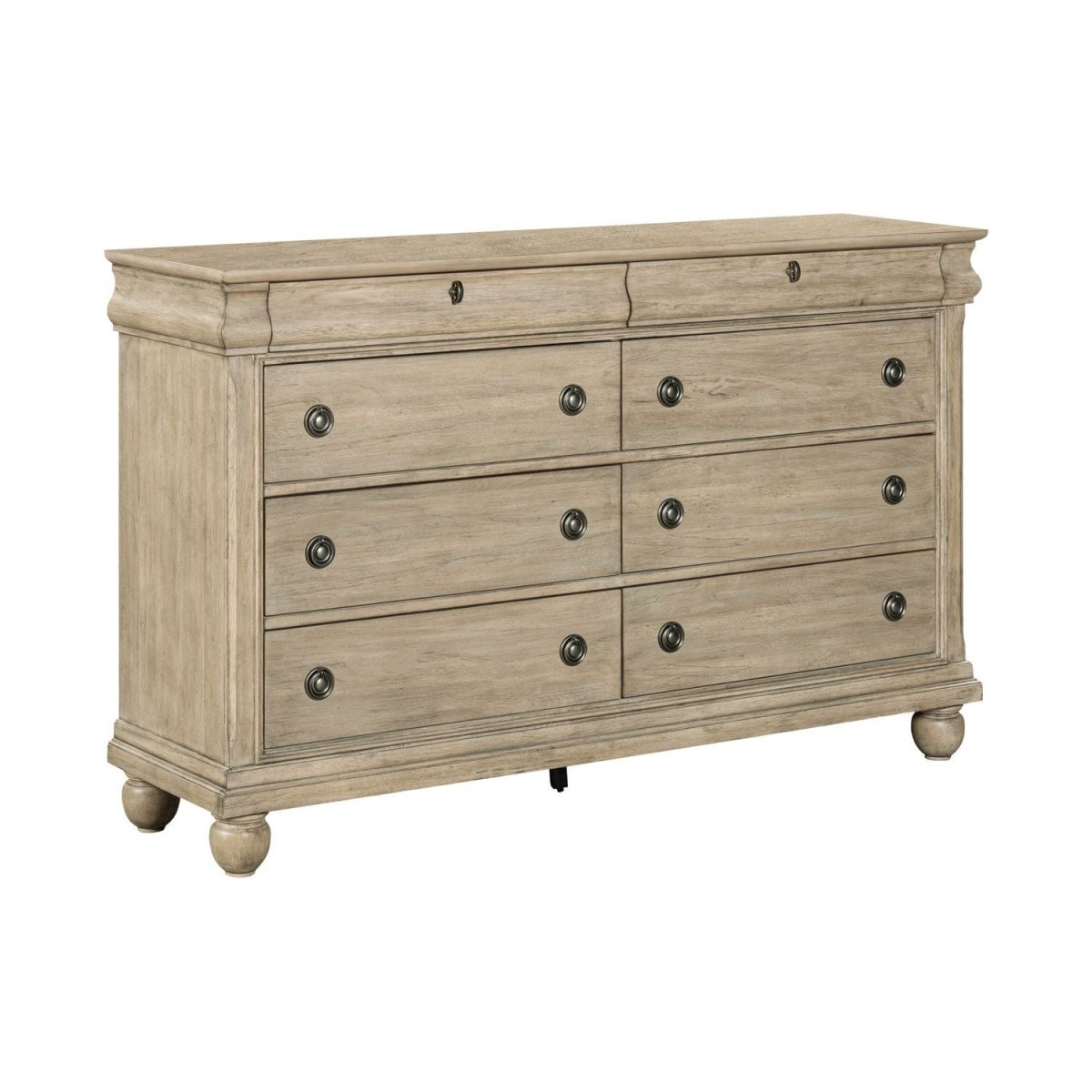 Rustic Traditions - 8 Drawer Dresser Dresser & Mirror by Liberty Furniture - Walls Furniture & Mattress
