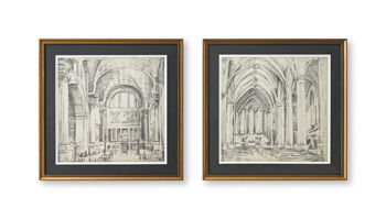 Downyard - Wall Art Set (Set of 2) - Black / Beige Framed Print Sets by Signature Design by Ashley® - Walls Furniture & Mattress