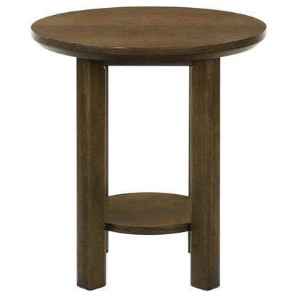 Ottowa - Round Wood Coffee Table Set Table Sets by Coaster Fine Furniture - Walls Furniture & Mattress