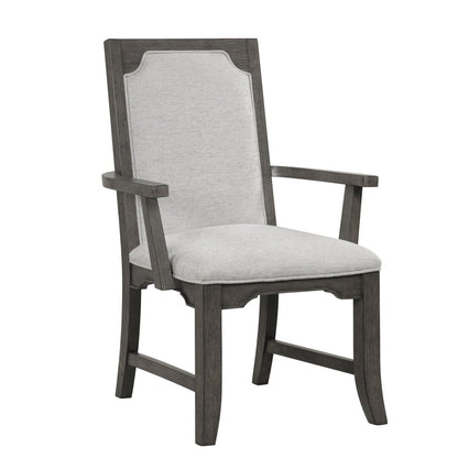 Lisbon - Dining Arm Chair (Set of 2) - Gray Chair Sets by New Classic - Walls Furniture & Mattress