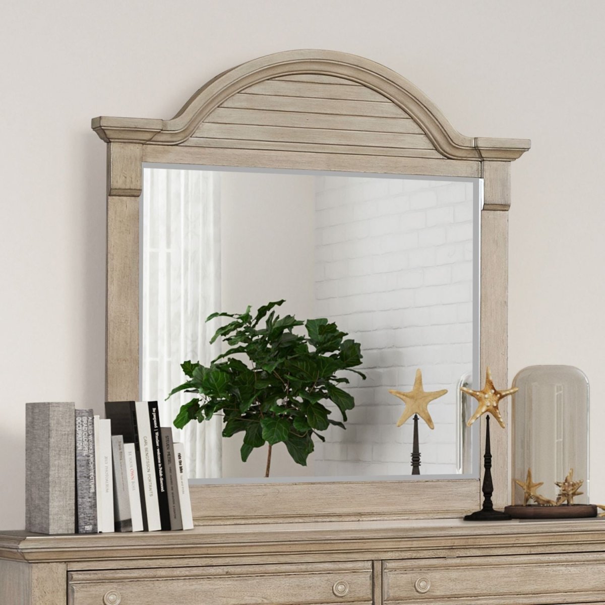 Summer House - Mirror - Brown Mirrors by Liberty Furniture - Walls Furniture & Mattress