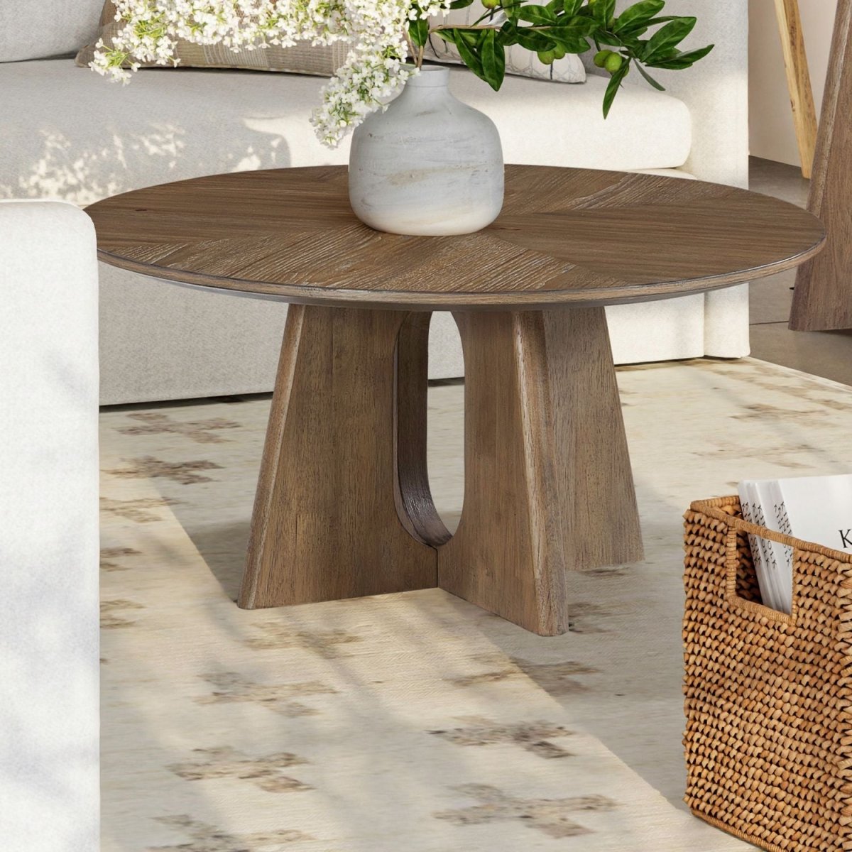 Hendrix Place - Demilune Table Cocktail Tables by Liberty Furniture - Walls Furniture & Mattress