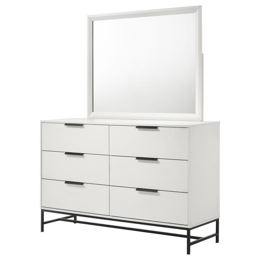Sonora - 6 - Drawer Dresser Dressers by Coaster Fine Furniture - Walls Furniture & Mattress