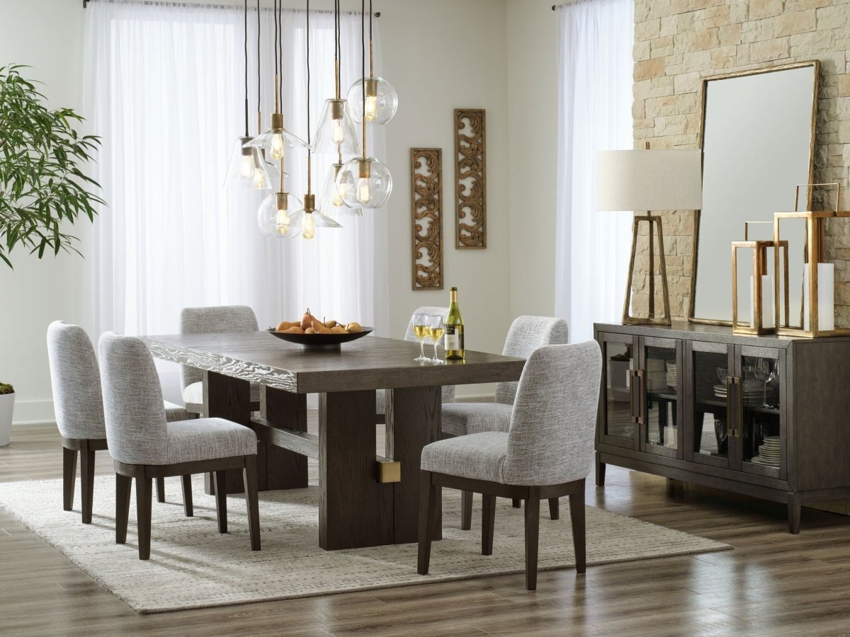 Burkhaus - Dining Room Set 8 + Piece Dining Room Sets by Signature Design by Ashley® - Walls Furniture & Mattress