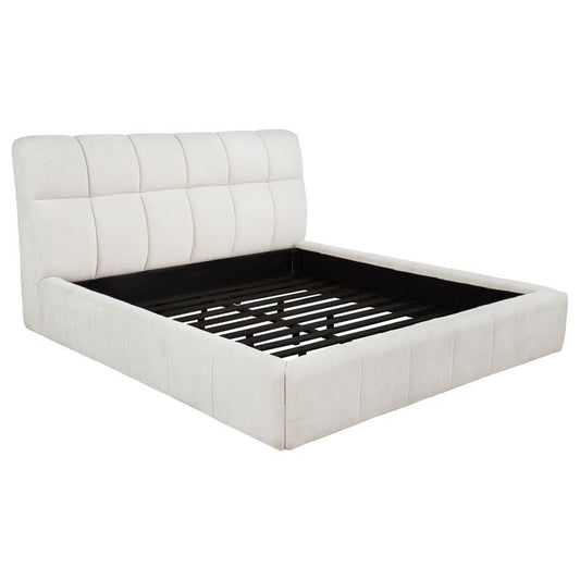 Nollet - Upholstered Platform Bed Upholstered Beds by Coaster Fine Furniture - Walls Furniture & Mattress