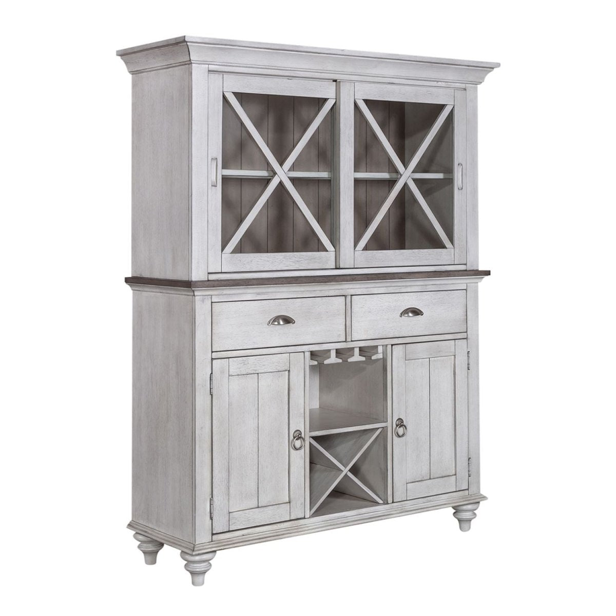 Ocean Isle - Hutch & Buffet Hutches & Buffets by Liberty Furniture - Walls Furniture & Mattress