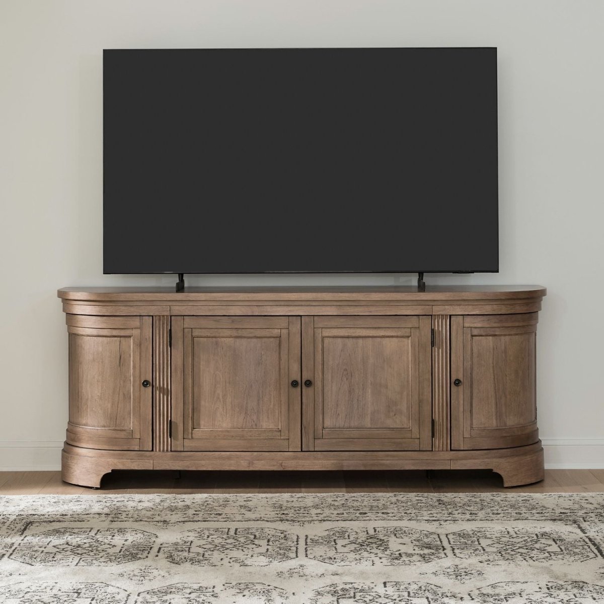Haven Hills - 82'' TV Console - Camel Beige TV Stands by Liberty Furniture - Walls Furniture & Mattress