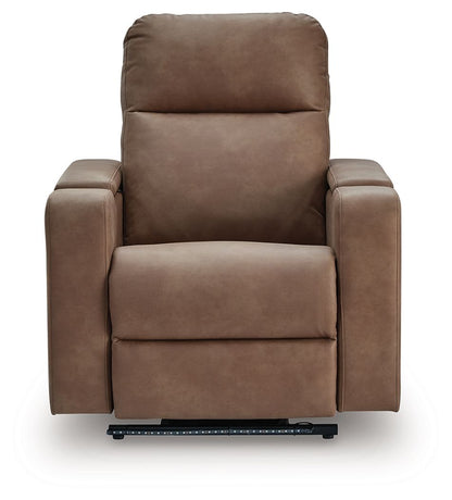 Lorrenton - Glider Power Recliner With Audio System - Caramel Glider Chairs by Signature Design by Ashley® - Walls Furniture & Mattress