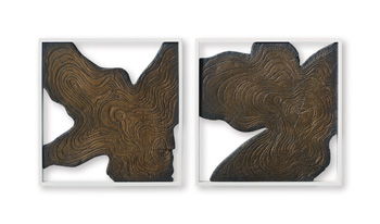 Landley - Wall Decor Set (Set of 2) - Brown / White Wall Decor by Signature Design by Ashley® - Walls Furniture & Mattress