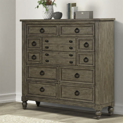 Americana Farmhouse - 12 Drawer Chesser Dressers by Liberty Furniture - Walls Furniture & Mattress