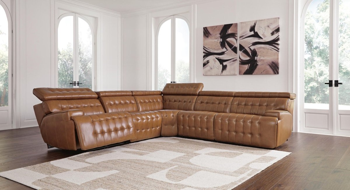 Temmpton - Power Reclining Sectional Reclining Sectionals by Signature Design by Ashley® - Walls Furniture & Mattress