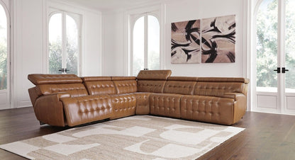 Temmpton - Power Reclining Sectional Reclining Sectionals by Signature Design by Ashley® - Walls Furniture & Mattress