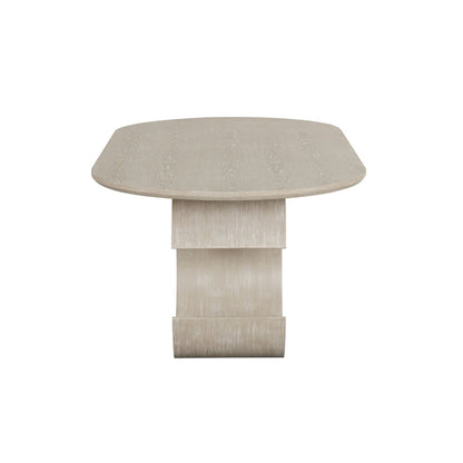 Gwendolyn - Oval Table Top And Base - Beige Dining Tables by New Classic - Walls Furniture & Mattress