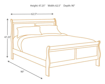 Alisdair - Sleigh Bed Sleigh Beds by Signature Design by Ashley® - Walls Furniture & Mattress