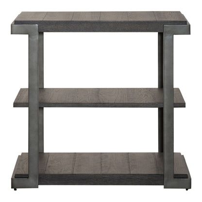 Modern View - Tiered End Table - Dark Gray End Tables by Liberty Furniture - Walls Furniture & Mattress